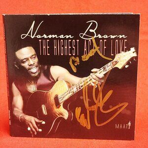 Norman Brown The Highest Act of Love CD 2019 Signed